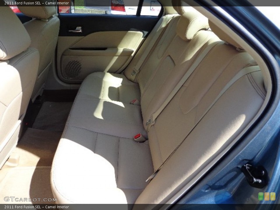 Camel Interior Rear Seat for the 2011 Ford Fusion SEL #66669833