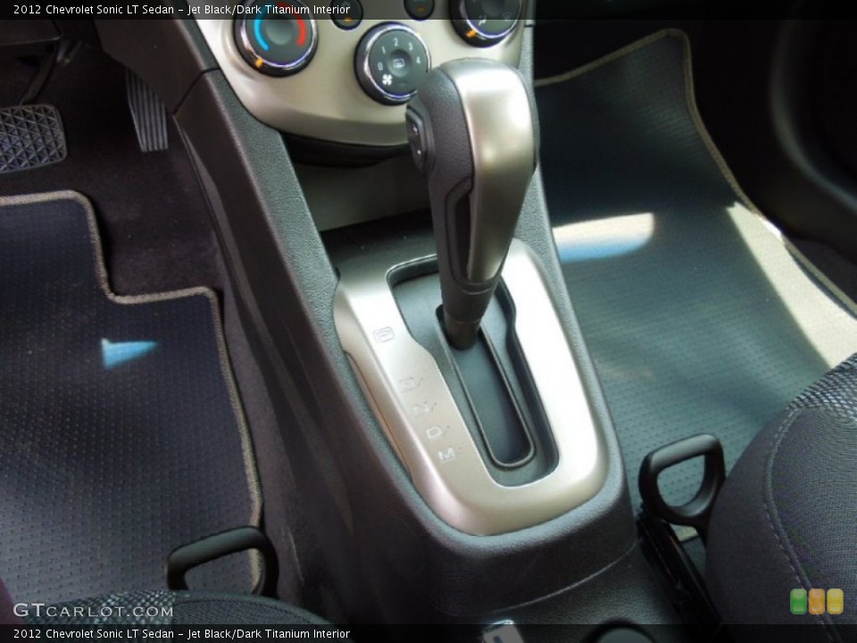 Jet Black/Dark Titanium Interior Transmission for the 2012 Chevrolet Sonic LT Sedan #66670160