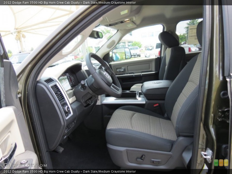 Dark Slate/Medium Graystone Interior Photo for the 2012 Dodge Ram 3500 HD Big Horn Crew Cab Dually #66670910