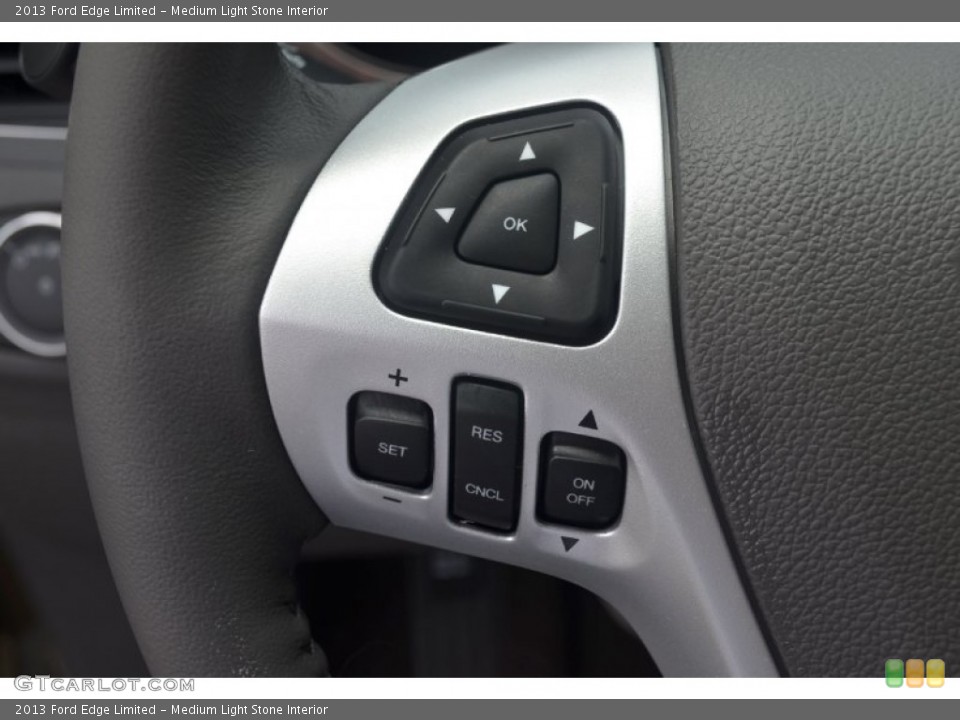 Medium Light Stone Interior Controls for the 2013 Ford Edge Limited #66673589