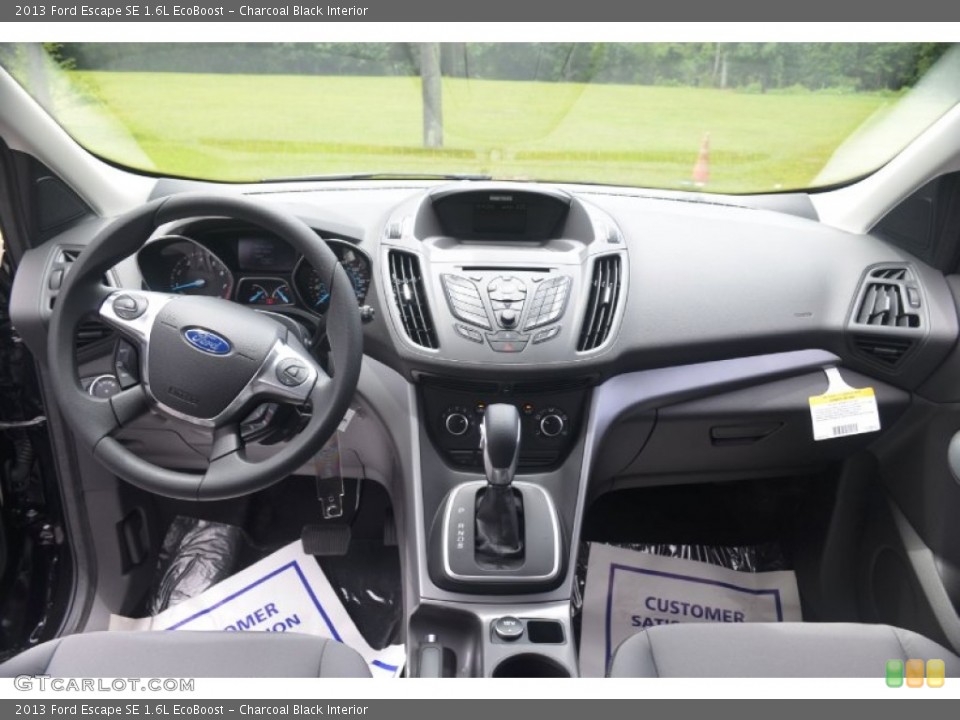 Charcoal Black Interior Dashboard for the 2013 Ford Escape SE 1.6L EcoBoost #66673835