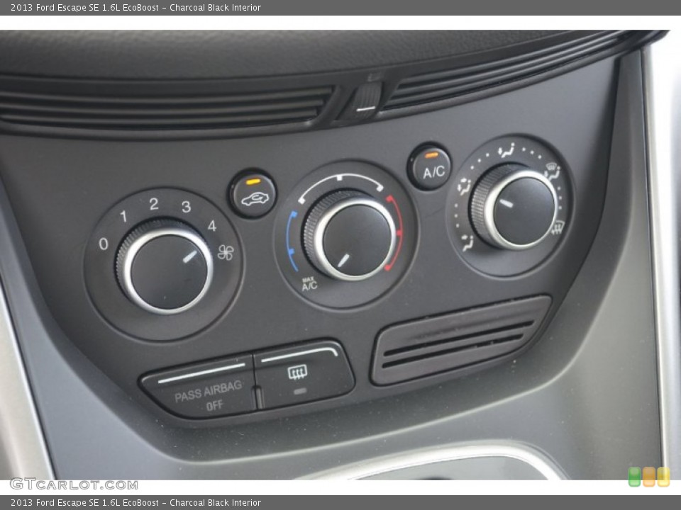 Charcoal Black Interior Controls for the 2013 Ford Escape SE 1.6L EcoBoost #66673883