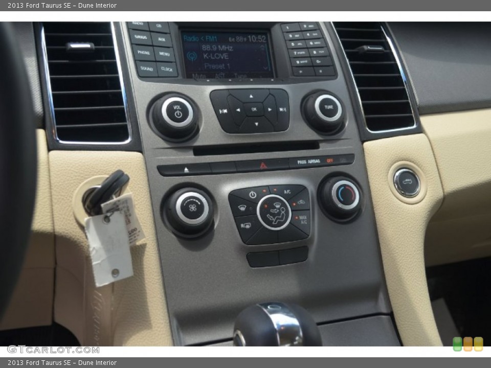 Dune Interior Controls for the 2013 Ford Taurus SE #66673964