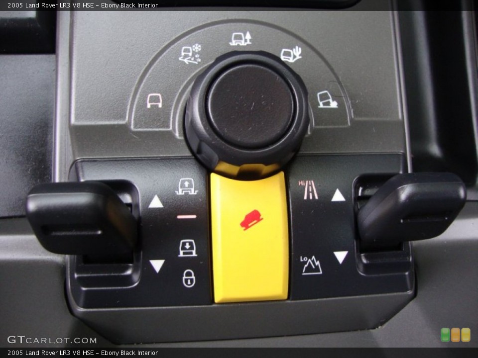 Ebony Black Interior Controls for the 2005 Land Rover LR3 V8 HSE #66674573