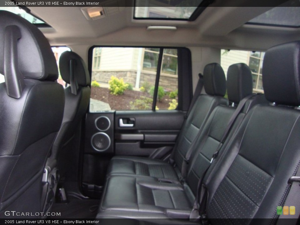 Ebony Black Interior Photo for the 2005 Land Rover LR3 V8 HSE #66674579