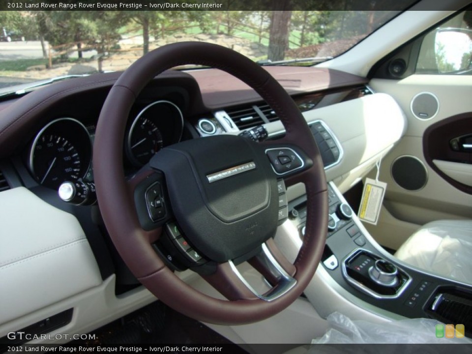 Ivory/Dark Cherry Interior Dashboard for the 2012 Land Rover Range Rover Evoque Prestige #66674633