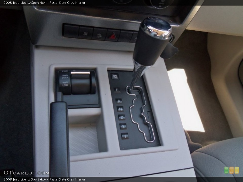 Pastel Slate Gray Interior Transmission for the 2008 Jeep Liberty Sport 4x4 #66674801