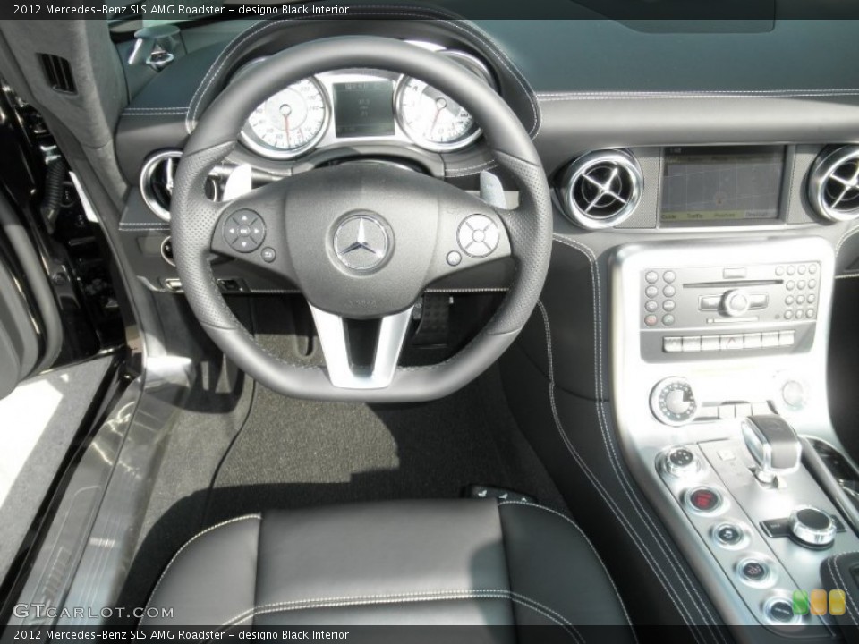 designo Black Interior Photo for the 2012 Mercedes-Benz SLS AMG Roadster #66681665