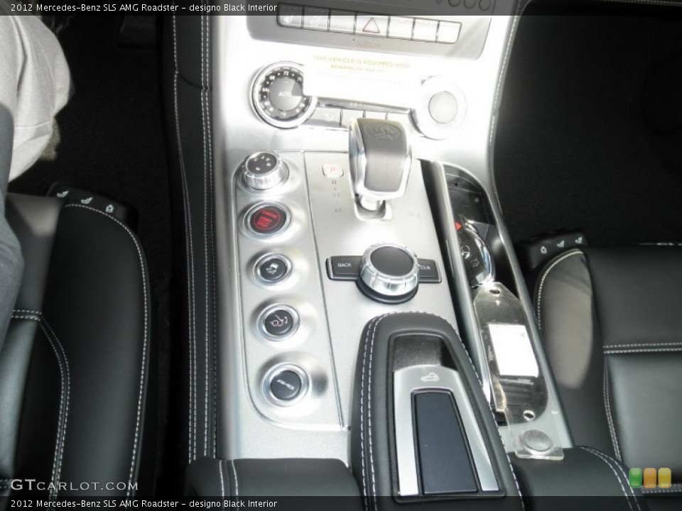 designo Black Interior Controls for the 2012 Mercedes-Benz SLS AMG Roadster #66681674