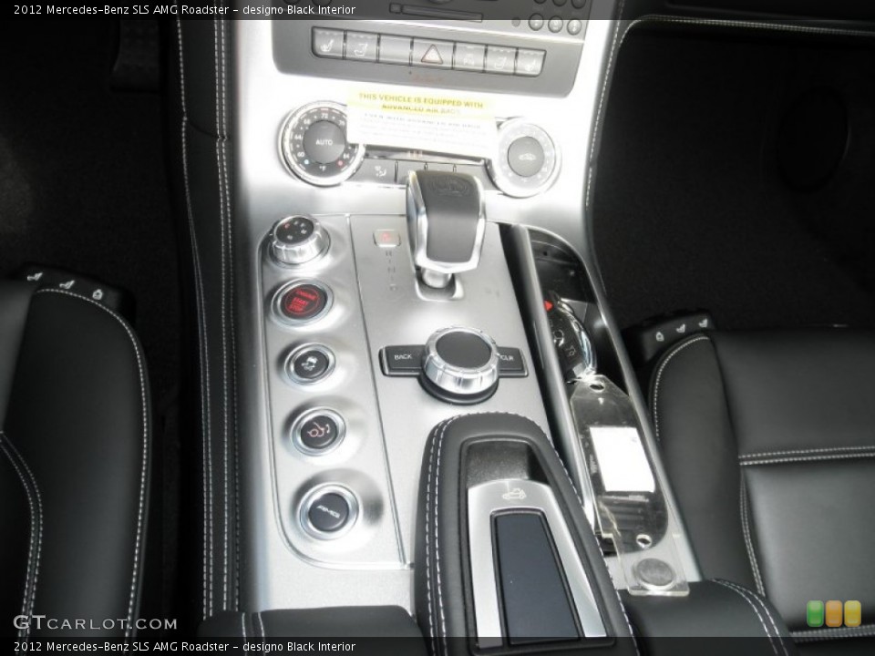 designo Black Interior Controls for the 2012 Mercedes-Benz SLS AMG Roadster #66681680