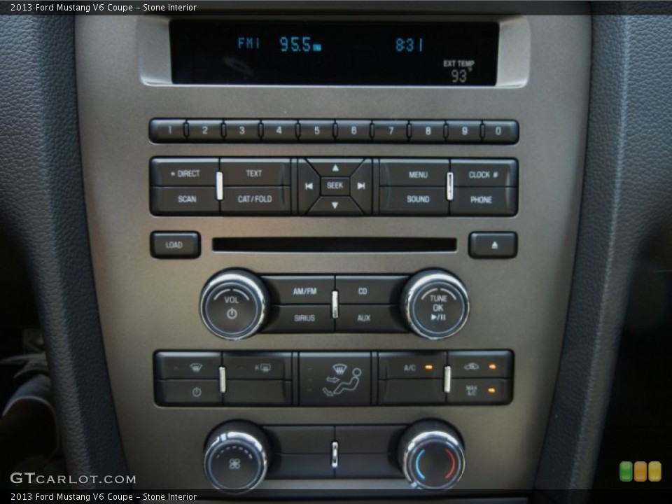 Stone Interior Controls for the 2013 Ford Mustang V6 Coupe #66683807