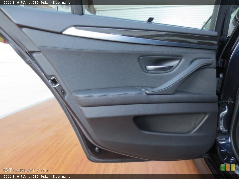 Black Interior Door Panel for the 2011 BMW 5 Series 535i Sedan #66685838