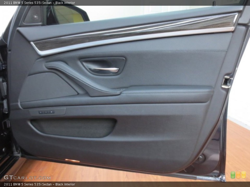 Black Interior Door Panel for the 2011 BMW 5 Series 535i Sedan #66685856