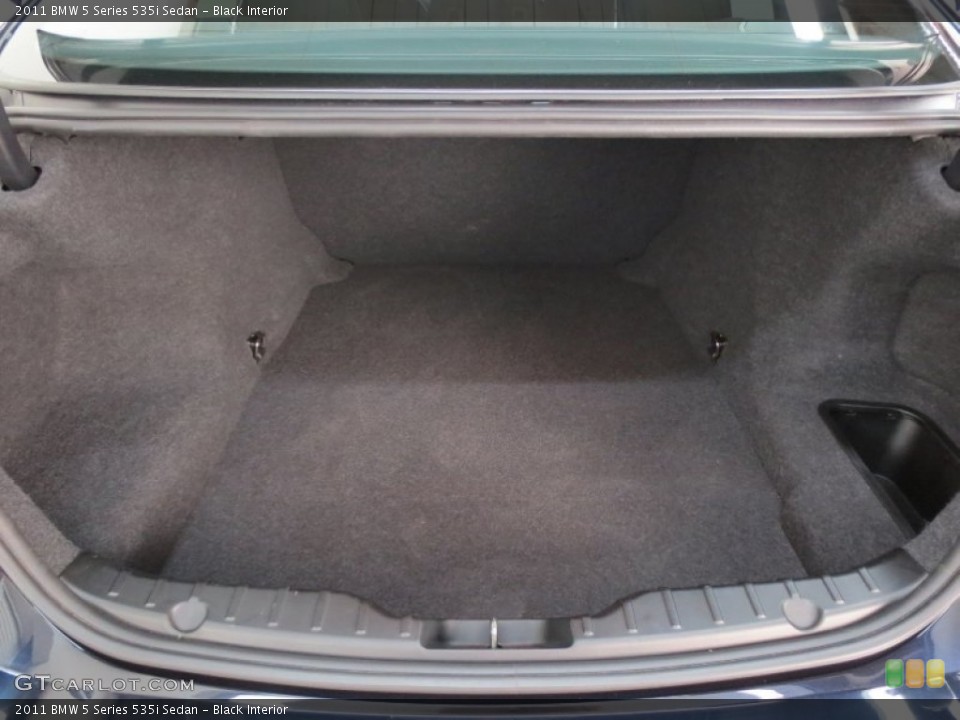 Black Interior Trunk for the 2011 BMW 5 Series 535i Sedan #66685952