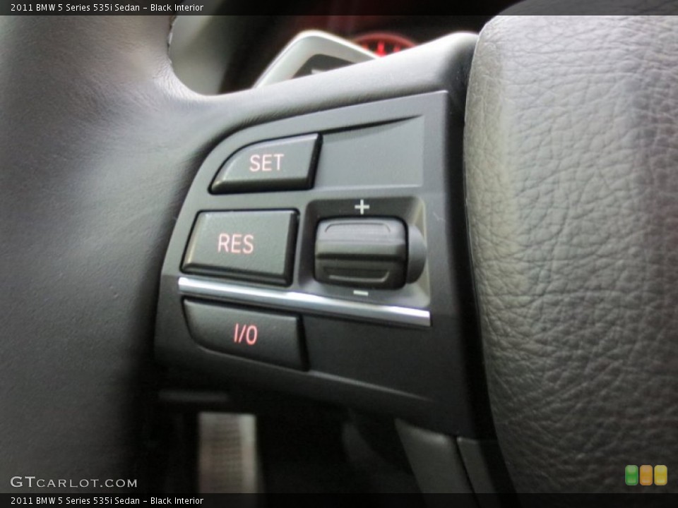 Black Interior Controls for the 2011 BMW 5 Series 535i Sedan #66685987