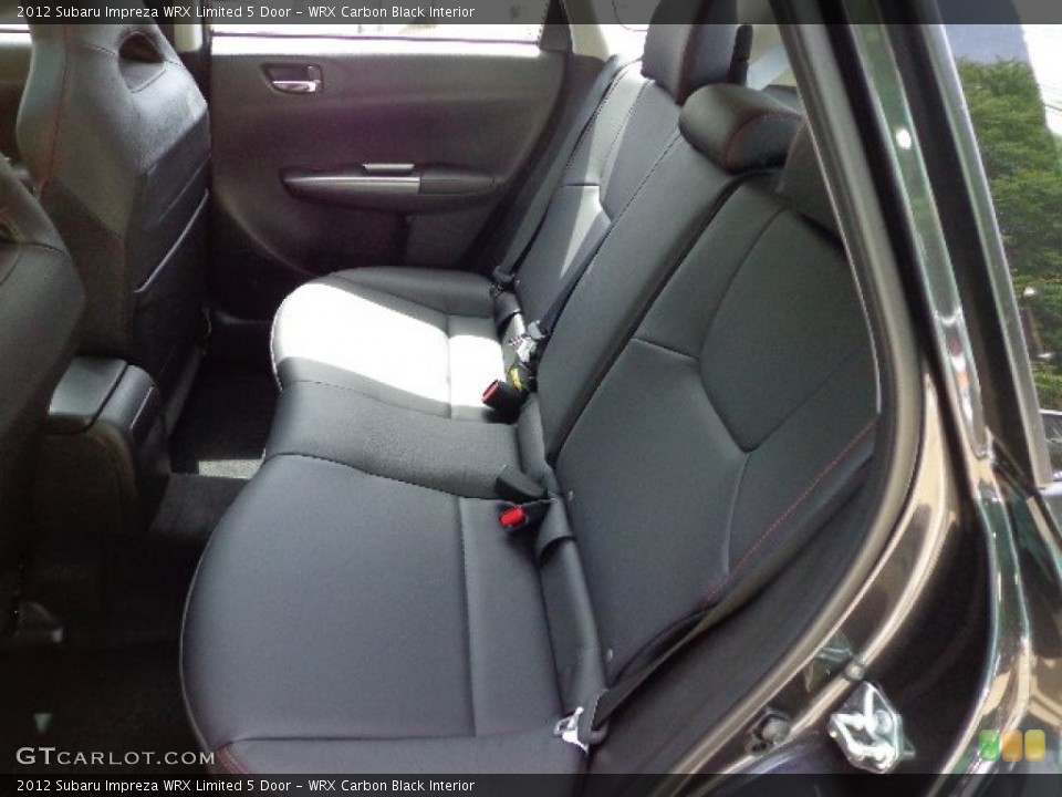 WRX Carbon Black Interior Photo for the 2012 Subaru Impreza WRX Limited 5 Door #66686912