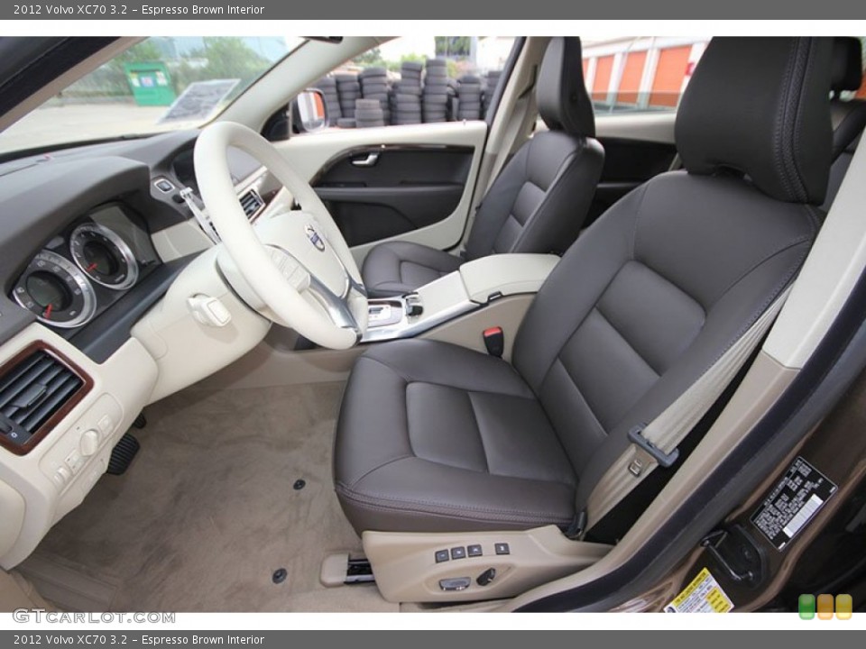 Espresso Brown Interior Front Seat for the 2012 Volvo XC70 3.2 #66687665