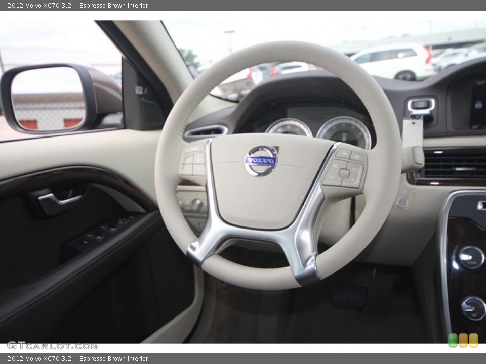Espresso Brown Interior Steering Wheel for the 2012 Volvo XC70 3.2 #66687718