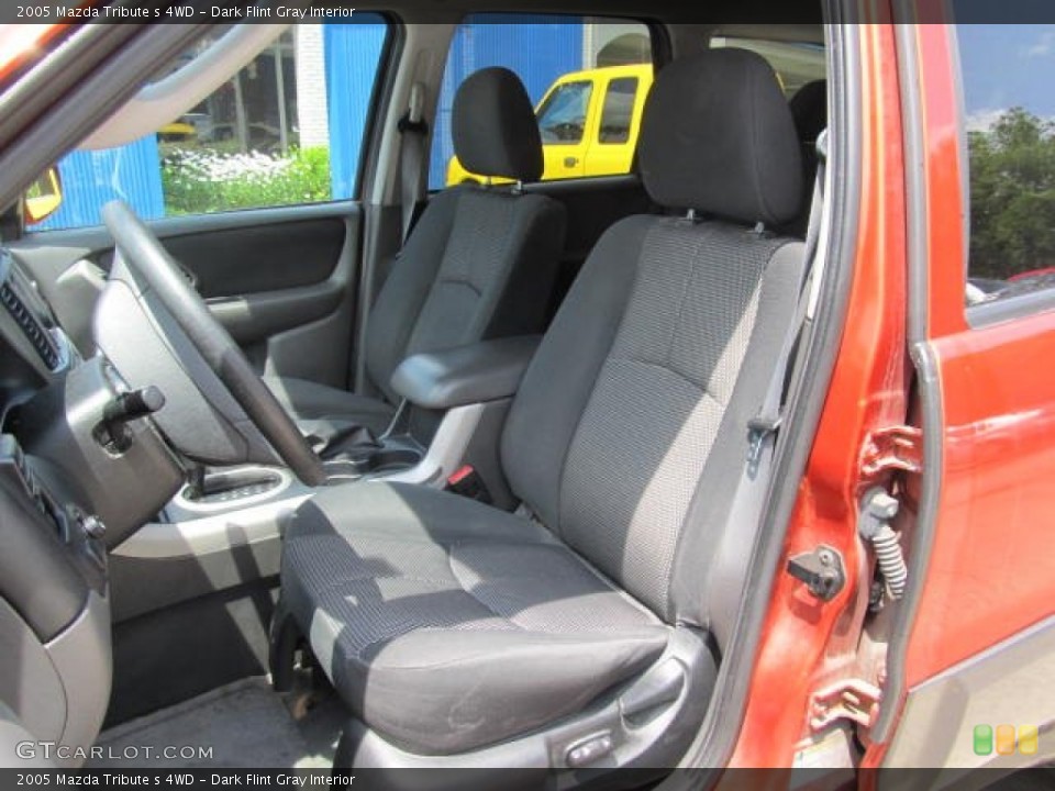 Dark Flint Gray Interior Front Seat for the 2005 Mazda Tribute s 4WD #66688055