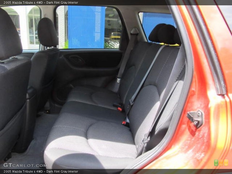 Dark Flint Gray Interior Rear Seat for the 2005 Mazda Tribute s 4WD #66688064