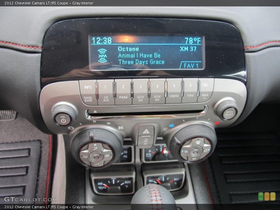 Gray Interior Audio System for the 2012 Chevrolet Camaro LT/RS Coupe #66688805