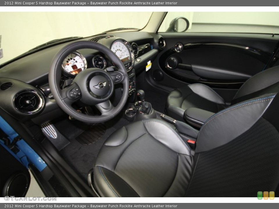 Bayswater Punch Rocklite Anthracite Leather Interior Photo for the 2012 Mini Cooper S Hardtop Bayswater Package #66689285