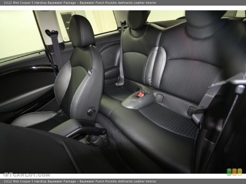 Bayswater Punch Rocklite Anthracite Leather Interior Rear Seat for the 2012 Mini Cooper S Hardtop Bayswater Package #66689294