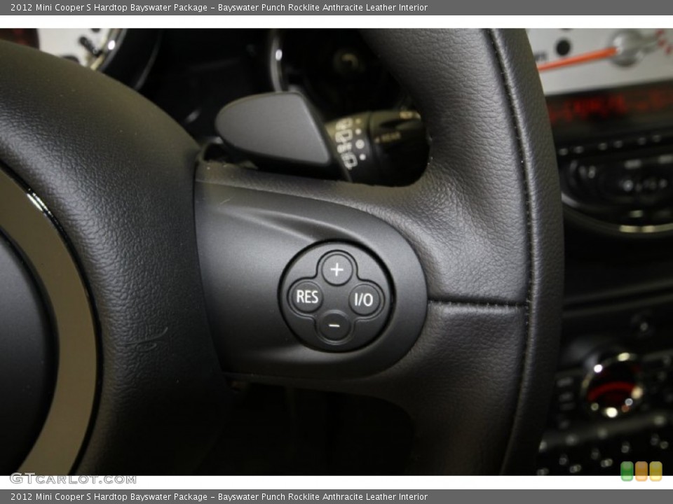 Bayswater Punch Rocklite Anthracite Leather Interior Controls for the 2012 Mini Cooper S Hardtop Bayswater Package #66689366