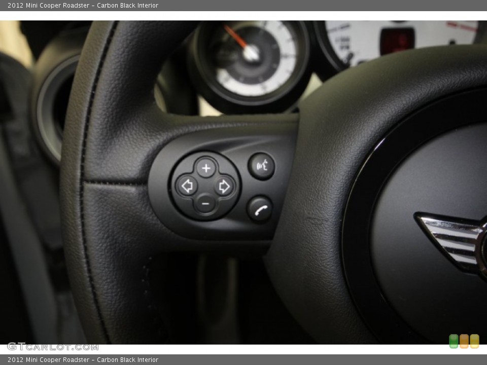Carbon Black Interior Controls for the 2012 Mini Cooper Roadster #66689576