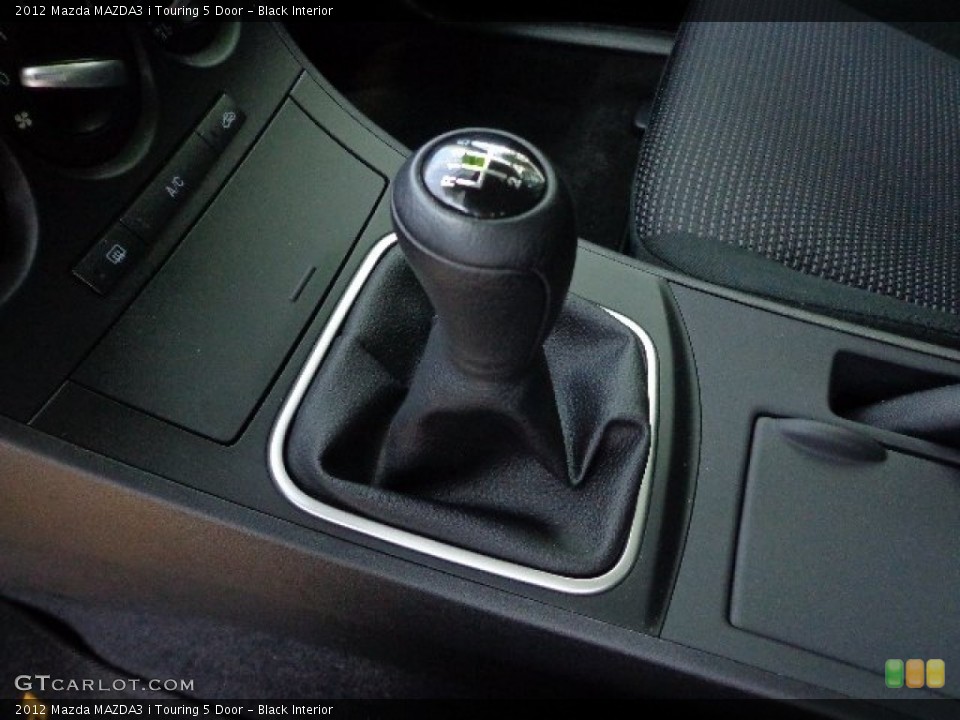 Black Interior Transmission for the 2012 Mazda MAZDA3 i Touring 5 Door #66690329