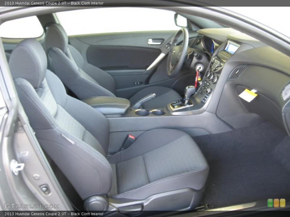 Black Cloth Interior Photo for the 2013 Hyundai Genesis Coupe 2.0T #66691831