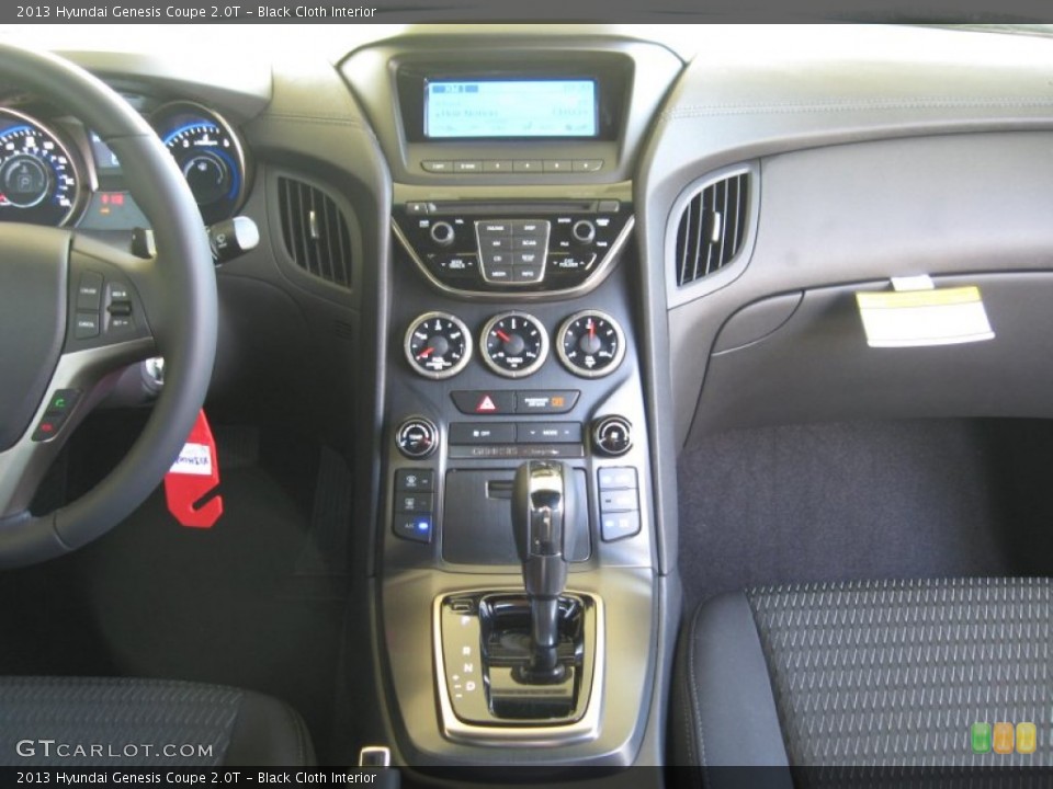 Black Cloth Interior Controls for the 2013 Hyundai Genesis Coupe 2.0T #66691862