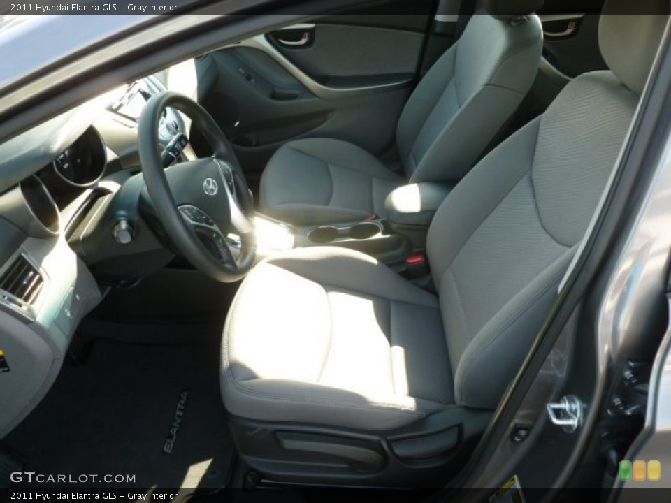 Gray Interior Photo for the 2011 Hyundai Elantra GLS #66692240