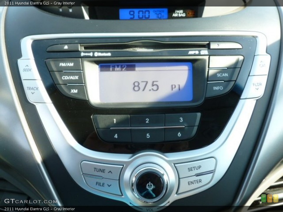 Gray Interior Controls for the 2011 Hyundai Elantra GLS #66692279
