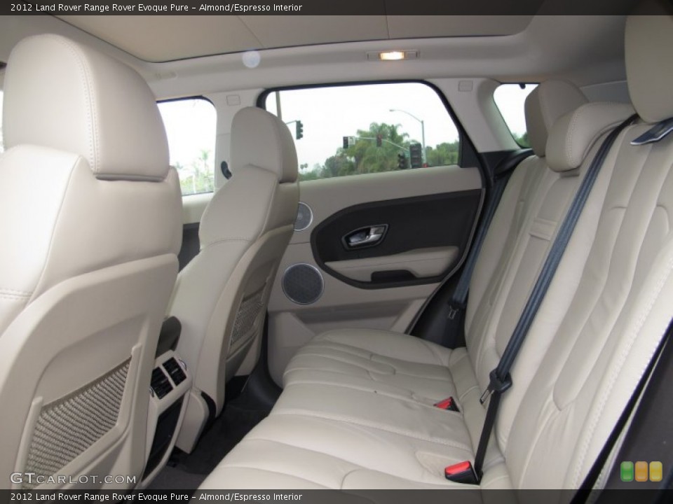 Almond/Espresso Interior Rear Seat for the 2012 Land Rover Range Rover Evoque Pure #66692822