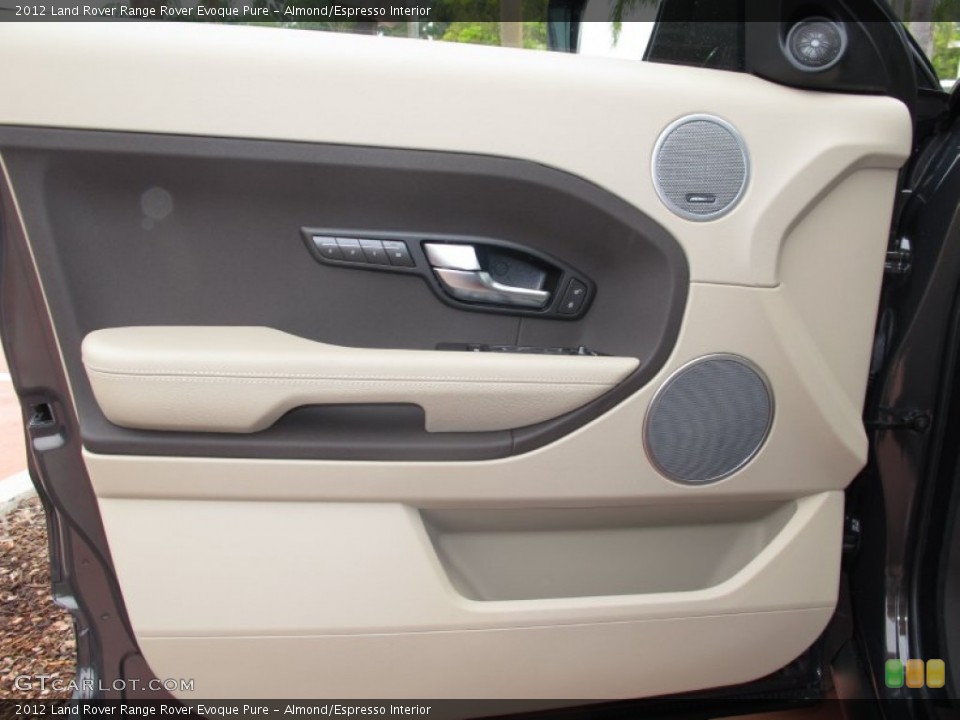 Almond/Espresso Interior Door Panel for the 2012 Land Rover Range Rover Evoque Pure #66692840