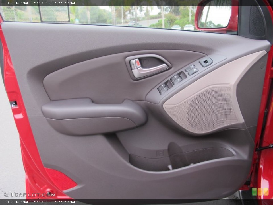 Taupe Interior Door Panel for the 2012 Hyundai Tucson GLS #66693050