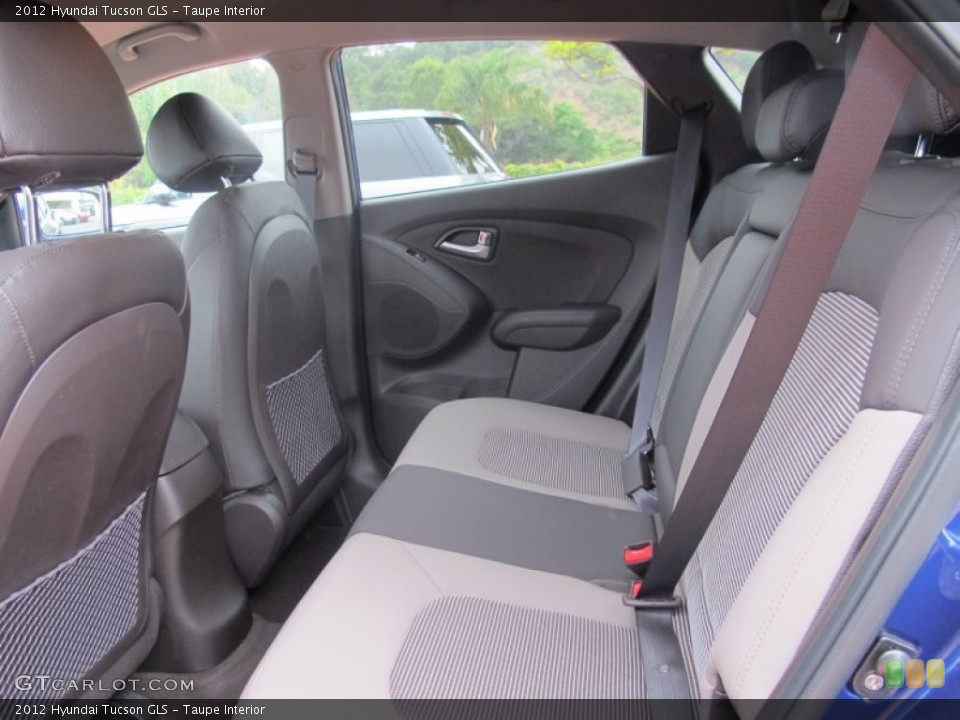 Taupe Interior Rear Seat for the 2012 Hyundai Tucson GLS #66693080