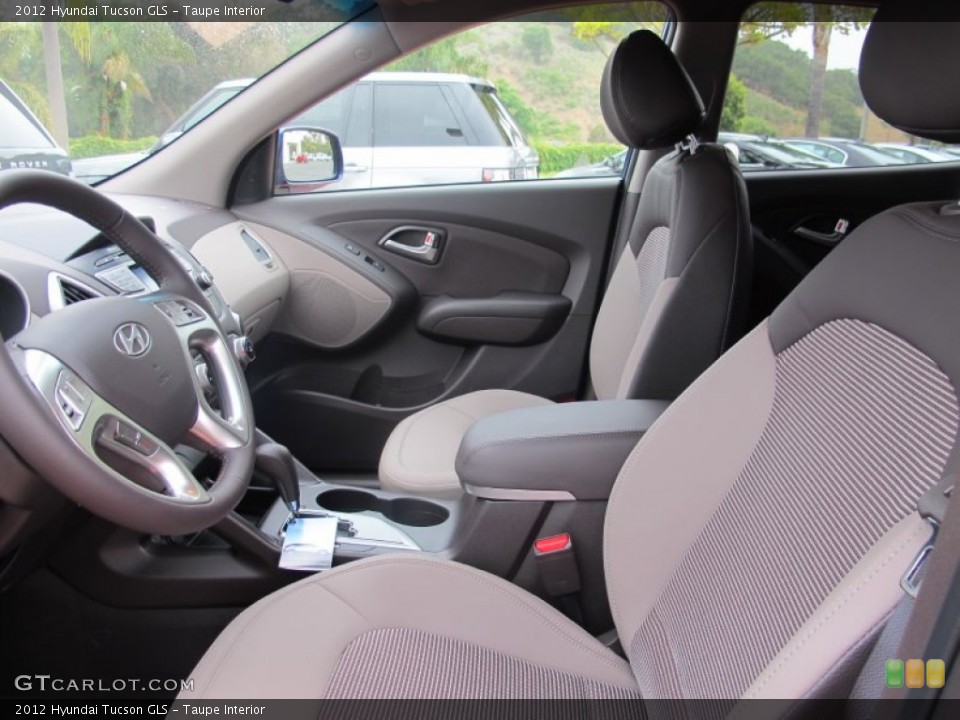 Taupe Interior Front Seat for the 2012 Hyundai Tucson GLS #66693086