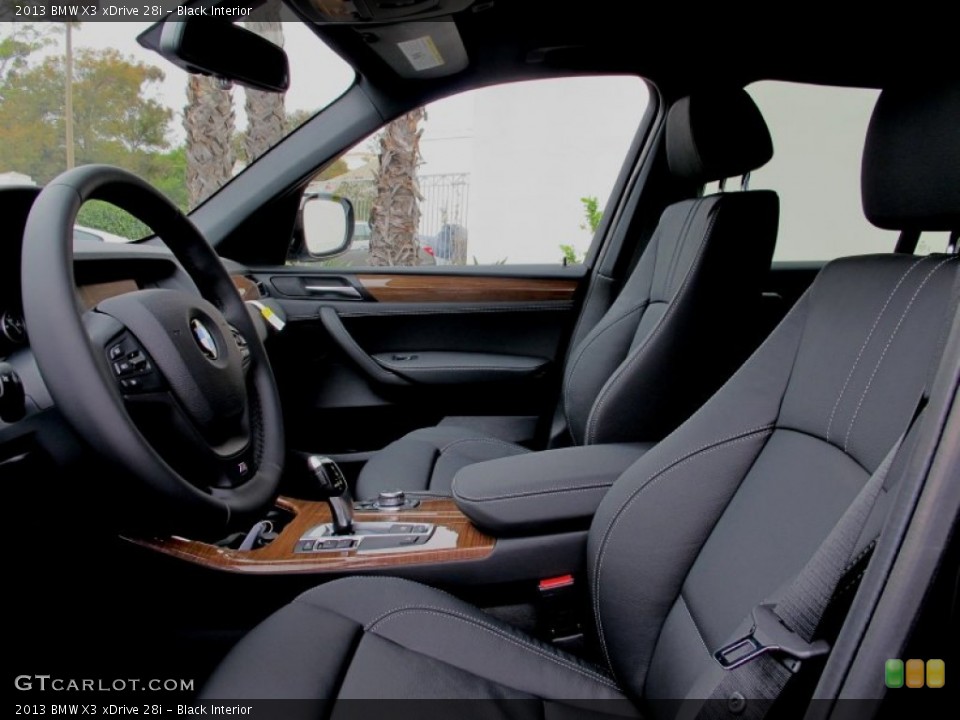 Black Interior Photo for the 2013 BMW X3 xDrive 28i #66693176