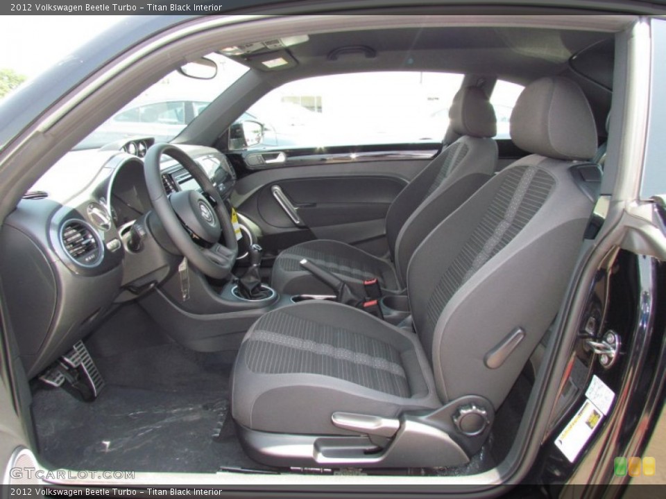 Titan Black Interior Photo for the 2012 Volkswagen Beetle Turbo #66693494