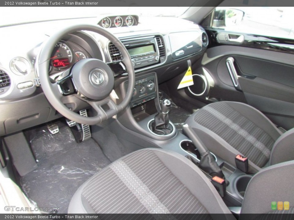 Titan Black Interior Photo for the 2012 Volkswagen Beetle Turbo #66693509