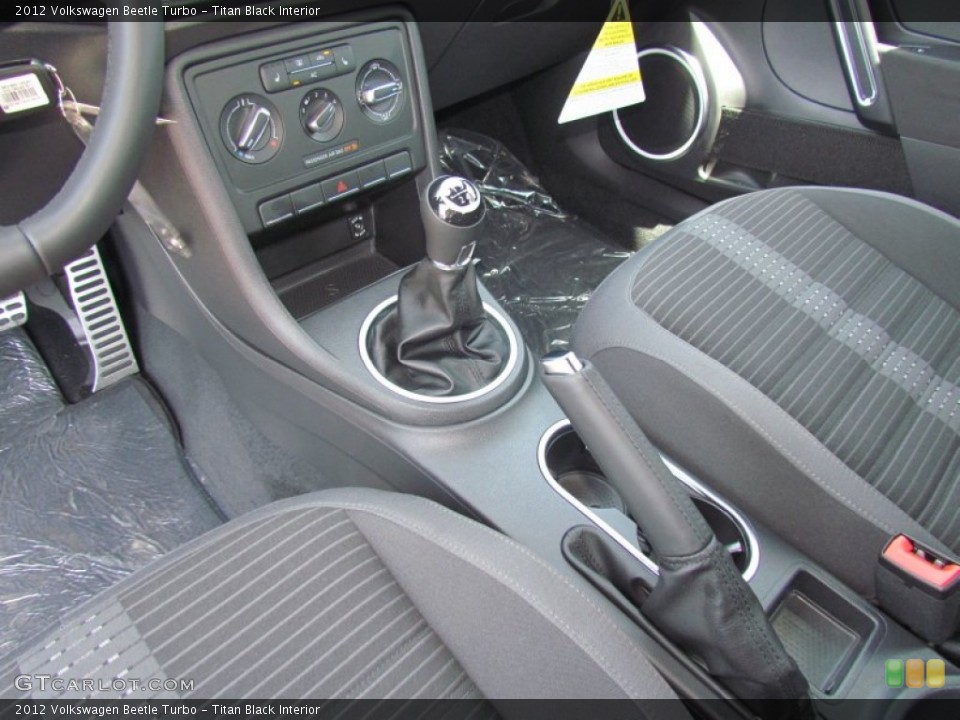 Titan Black Interior Transmission for the 2012 Volkswagen Beetle Turbo #66693517
