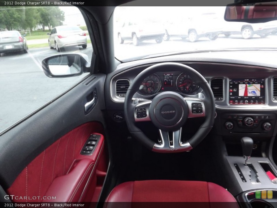 Black/Red Interior Dashboard for the 2012 Dodge Charger SRT8 #66695774