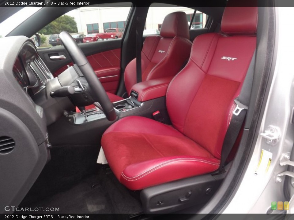 Black/Red Interior Photo for the 2012 Dodge Charger SRT8 #66695798
