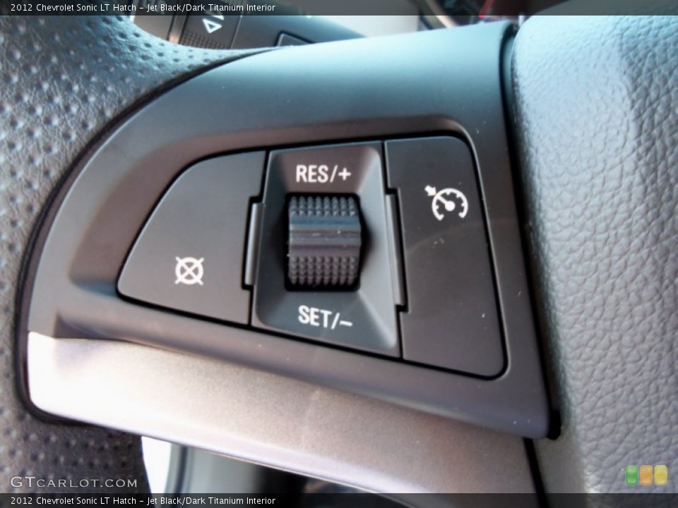 Jet Black/Dark Titanium Interior Controls for the 2012 Chevrolet Sonic LT Hatch #66697242