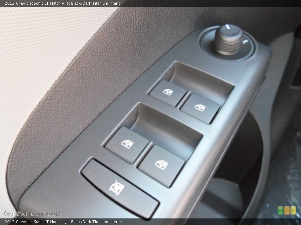 Jet Black/Dark Titanium Interior Controls for the 2012 Chevrolet Sonic LT Hatch #66697259