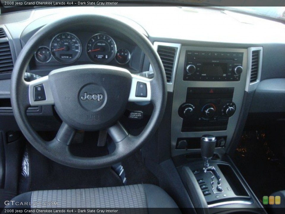 Dark Slate Gray Interior Dashboard for the 2008 Jeep Grand Cherokee Laredo 4x4 #66697508