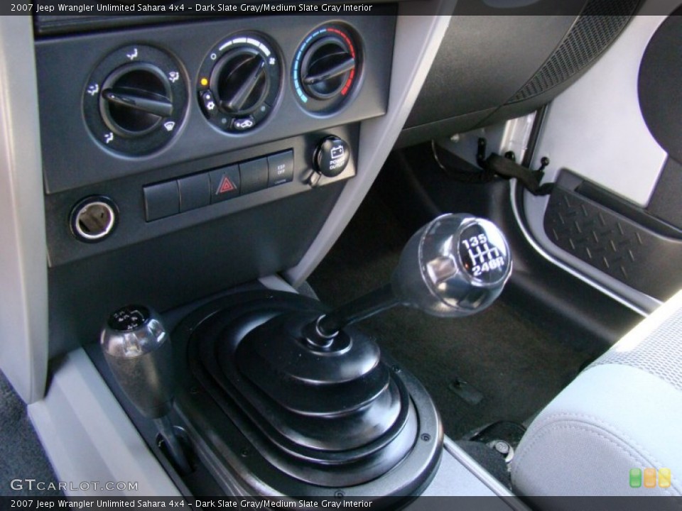 Dark Slate Gray/Medium Slate Gray Interior Transmission for the 2007 Jeep Wrangler Unlimited Sahara 4x4 #66698348