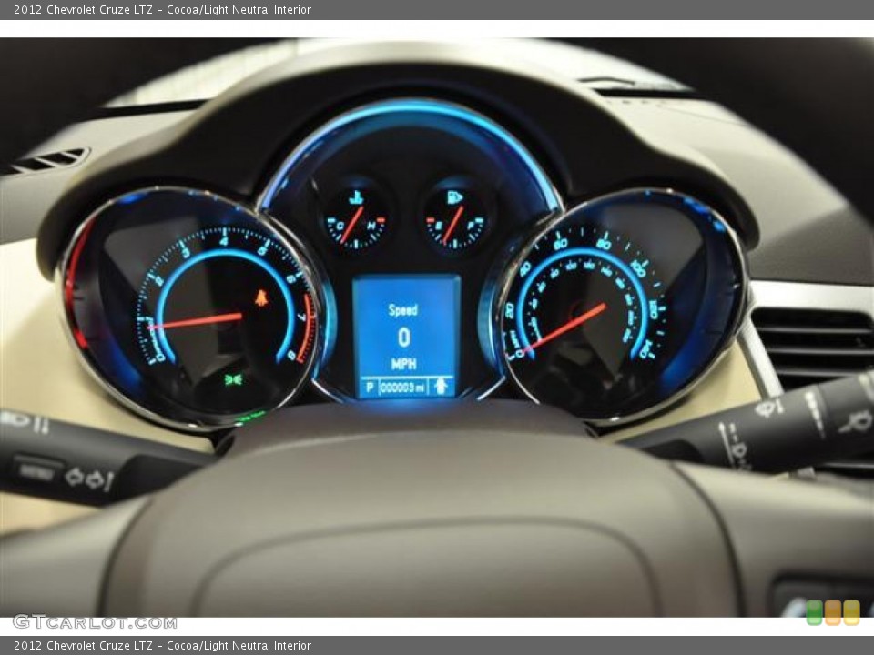 Cocoa/Light Neutral Interior Gauges for the 2012 Chevrolet Cruze LTZ #66698437